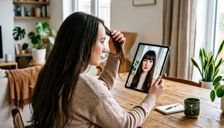 App para Simular Corte e Cor de Cabelo